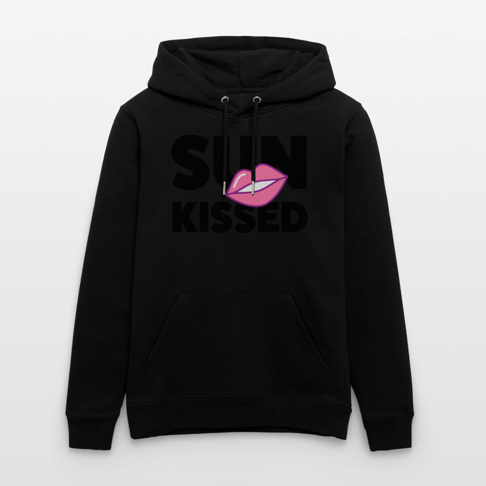 Unisex Hoodie mit SUN KISSED PRINT - Schwarz