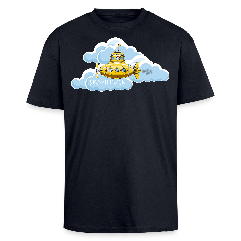 Heavy Oversize T-Shirt mit SKYDIVER PRINT - French Navy