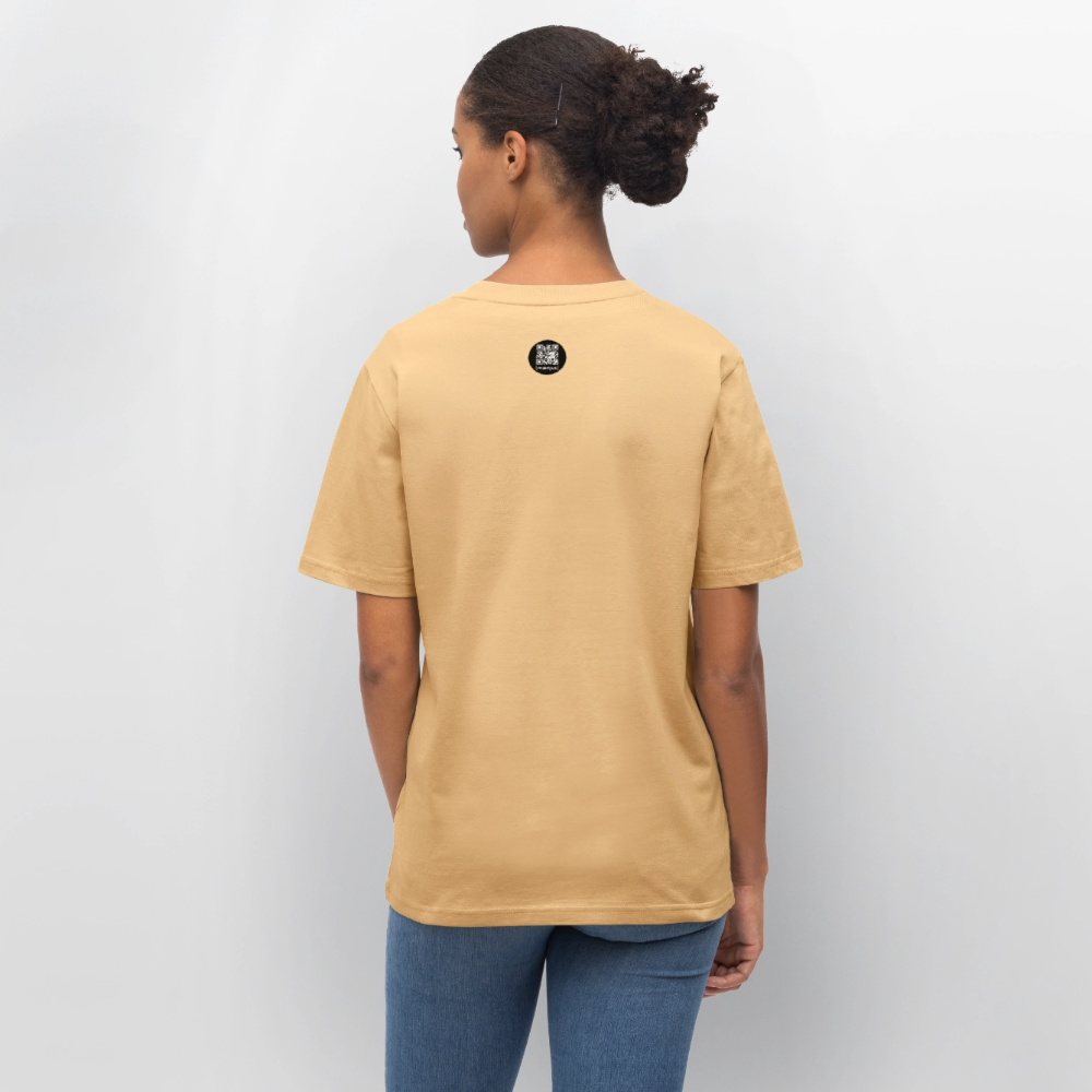 Unisex Bio-T-Shirt mit KEEP CALM PRINT - Hellgelb