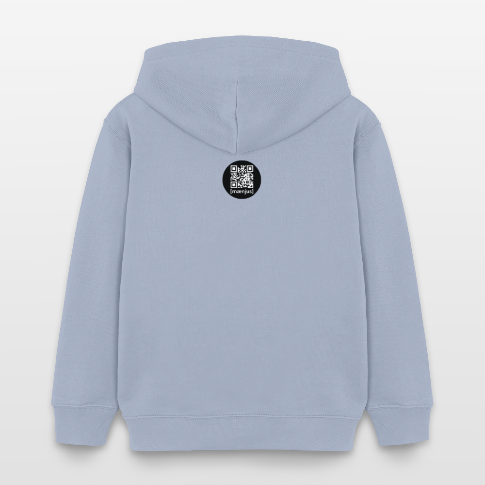 MNJS KIDS Bio-Hoodie mit WELCOME TO THE JUNGLE PRINT - Lavendel-Violett