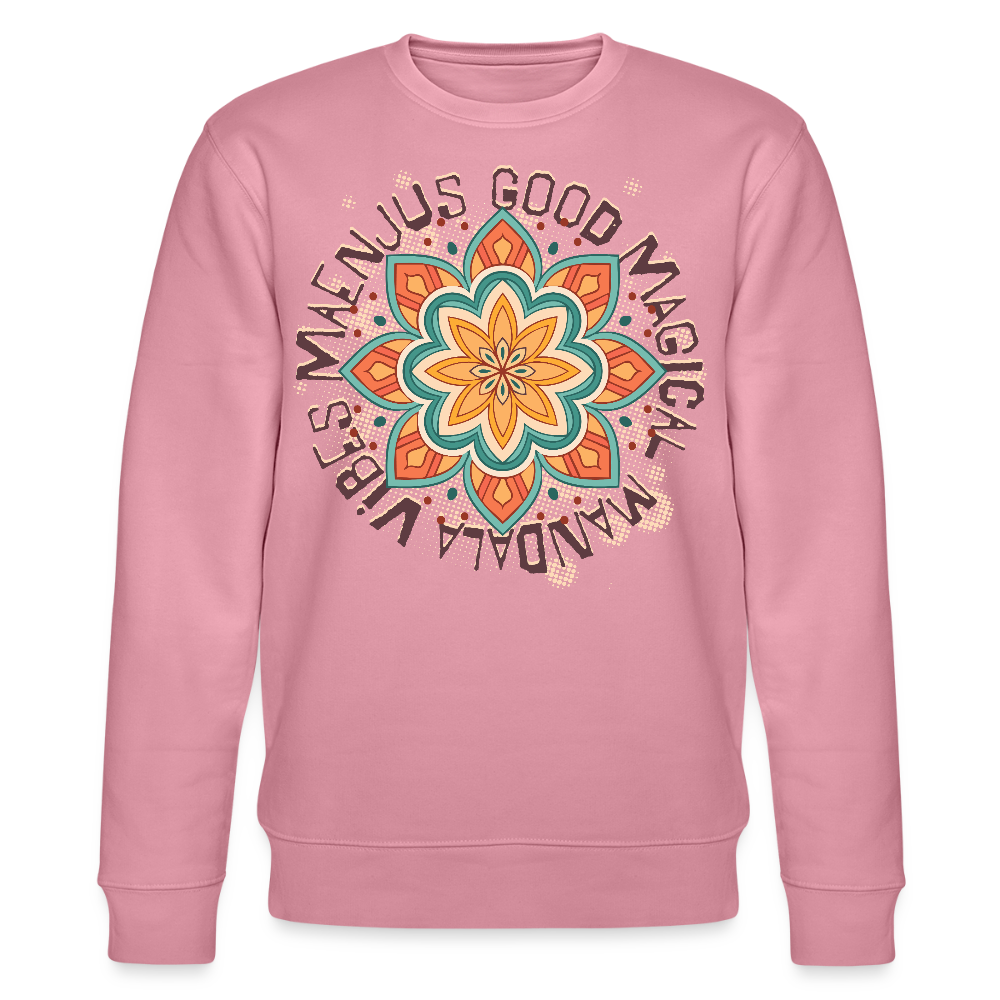 Unisex Bio-Sweatshirt mit MANDALA VIBES PRINT - Lila Traum