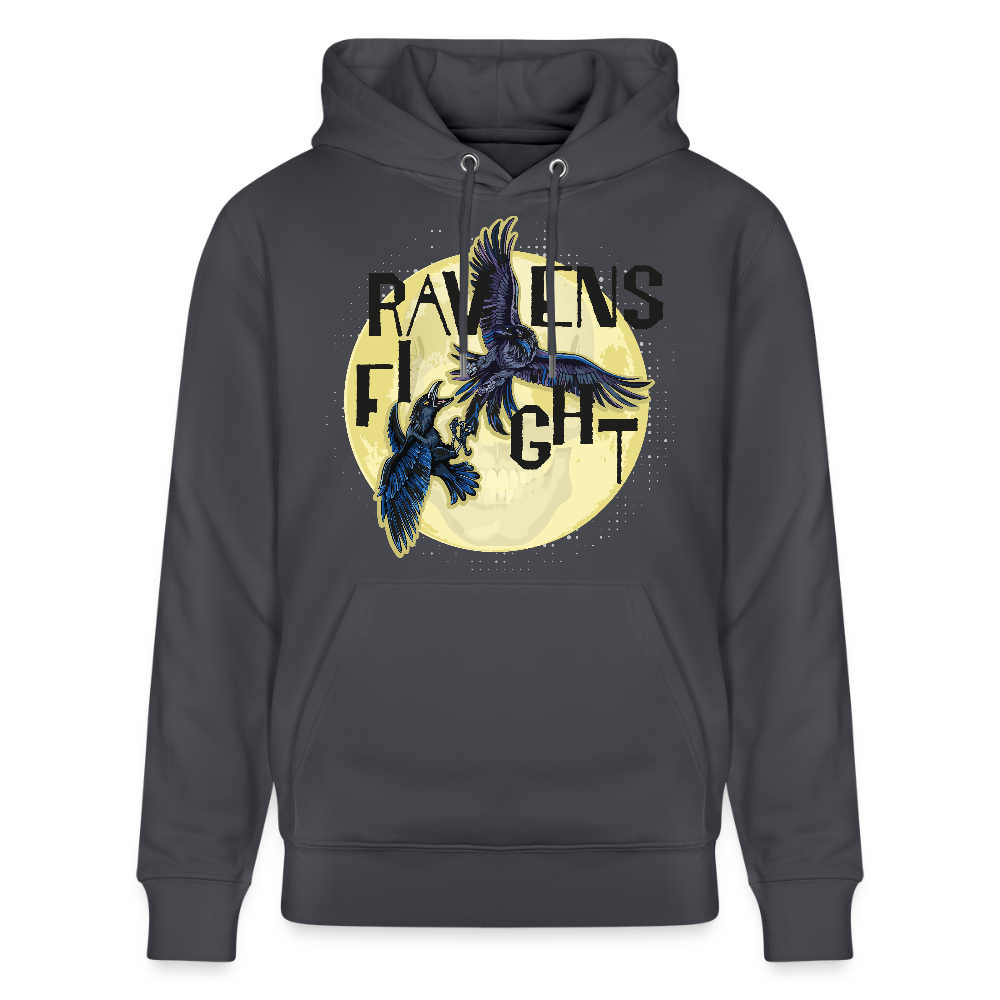 Unisex Hoodie mit RAVENS FIGHT PRINT - Indigoblau