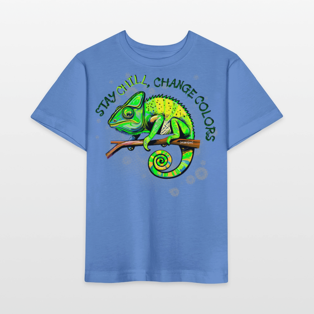 MNJS KIDS Bio T-Shirt mit CAMAELEON PRINT - Blau