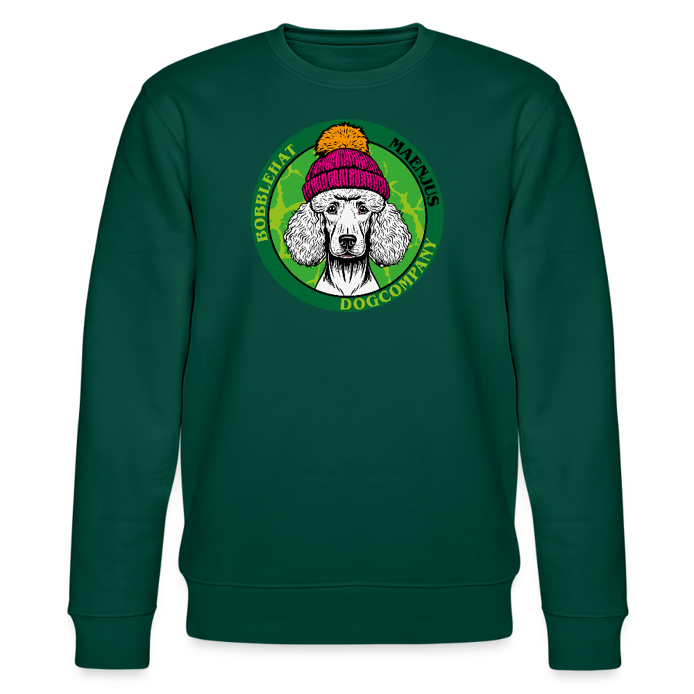 Unisex Bio-Sweatshirt mit BOBBLEHAT DOGCOMPANY PRINT - Forest
