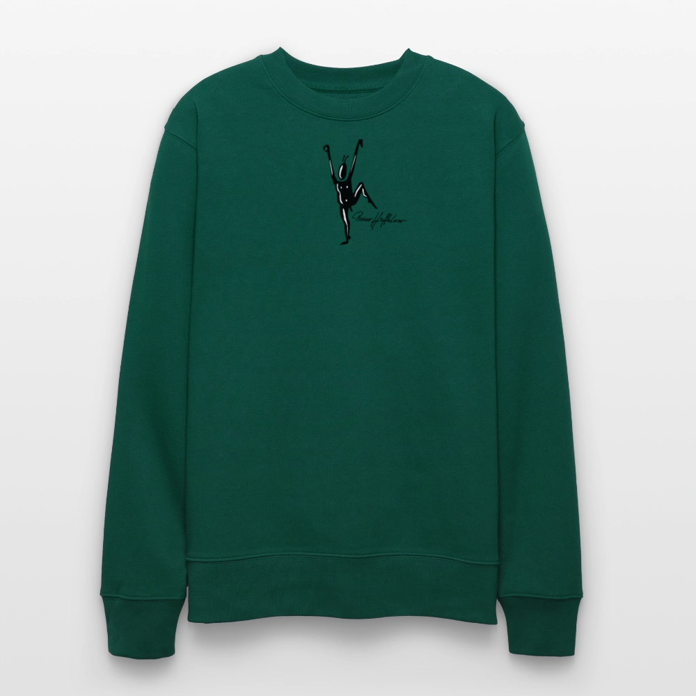 Unisex Bio-Sweatshirt mit TUSCHEMÄNNCHEN PRINT - Forest