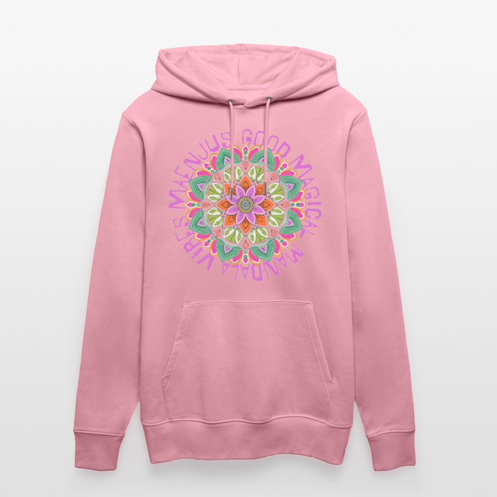 Unisex Bio-Hoodie mit MANDALA VIBES PRINT - Lila Traum