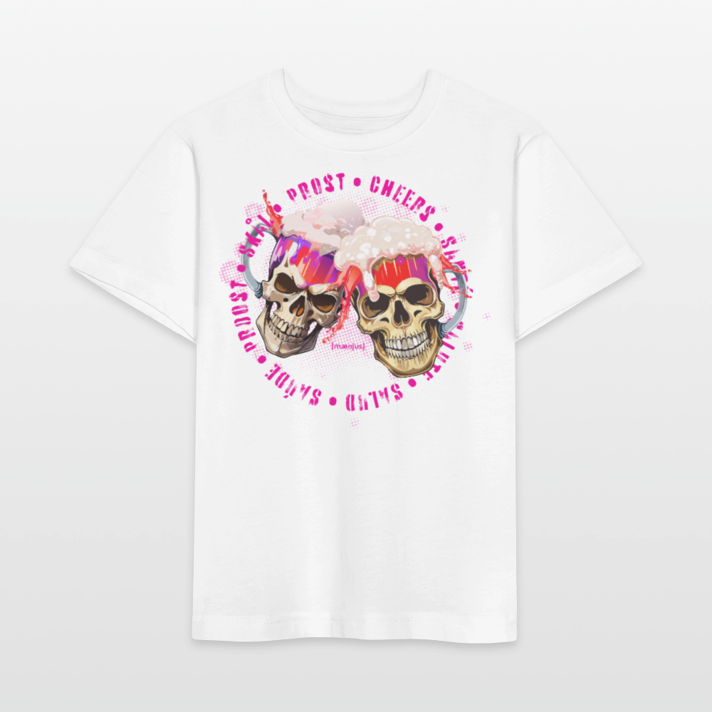 MNJS KIDS Bio T-Shirt mit OKOTBERFEST EDITION GIRLS PRINT - Weiß
