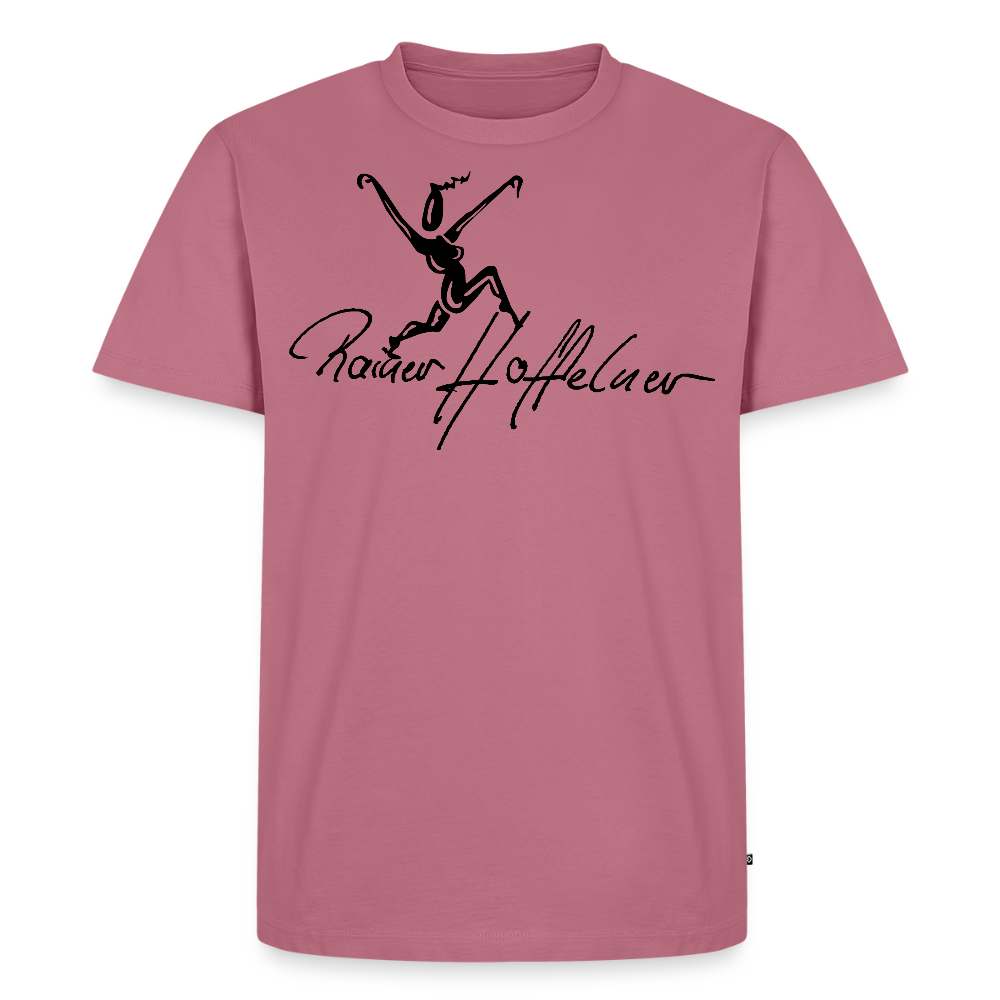 Männer Premium T-Shirt mit TUSCHEWEIBCHEN PRINT - Mauve