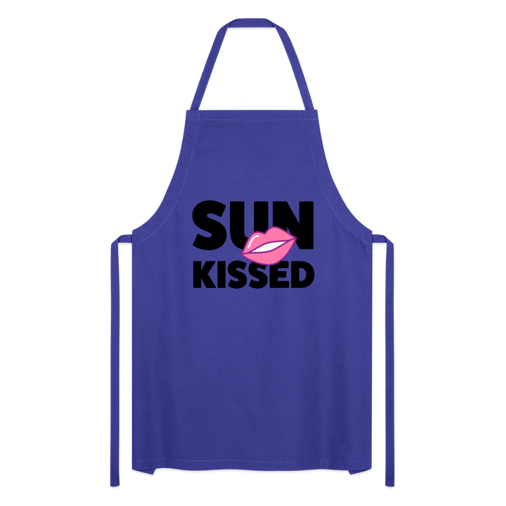 Kochschürze mit SUN KISSED PRINT - Royalblau