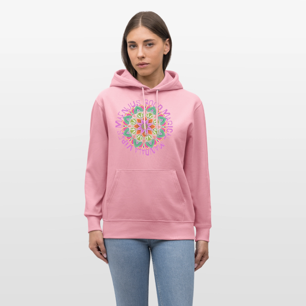Unisex Bio-Hoodie mit MANDALA VIBES PRINT - Lila Traum