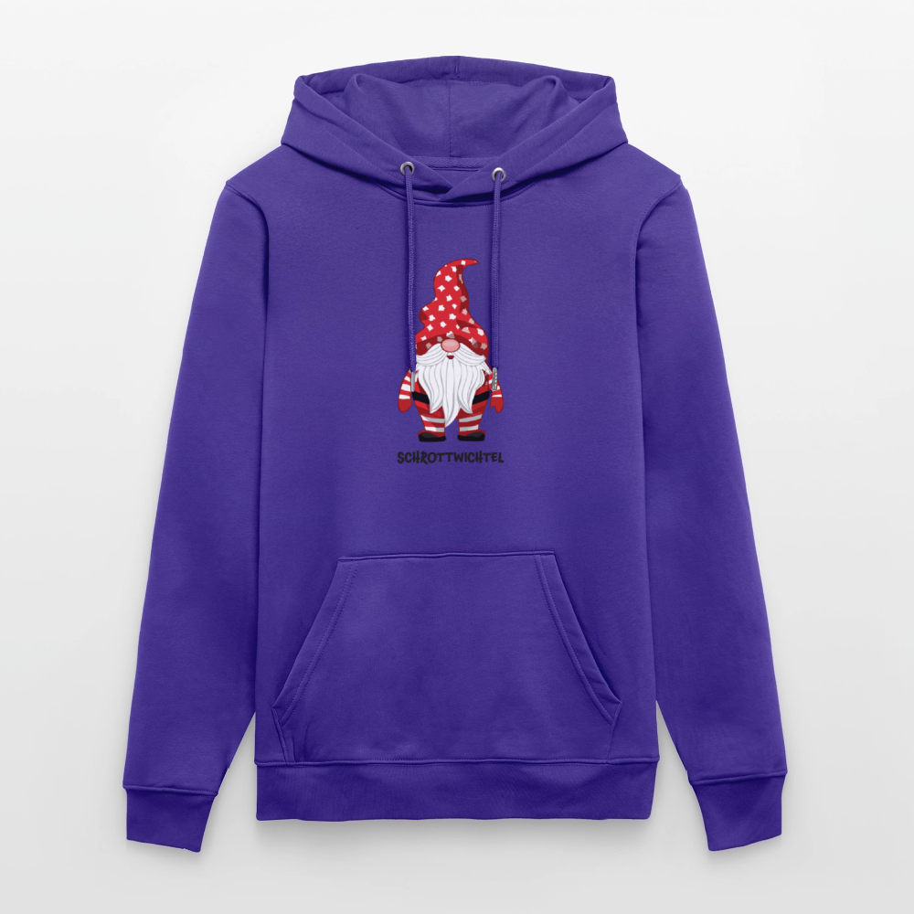 Unisex Bio-Hoodie mit SCHROTTWICHTEL PRINT - Purple Love 
