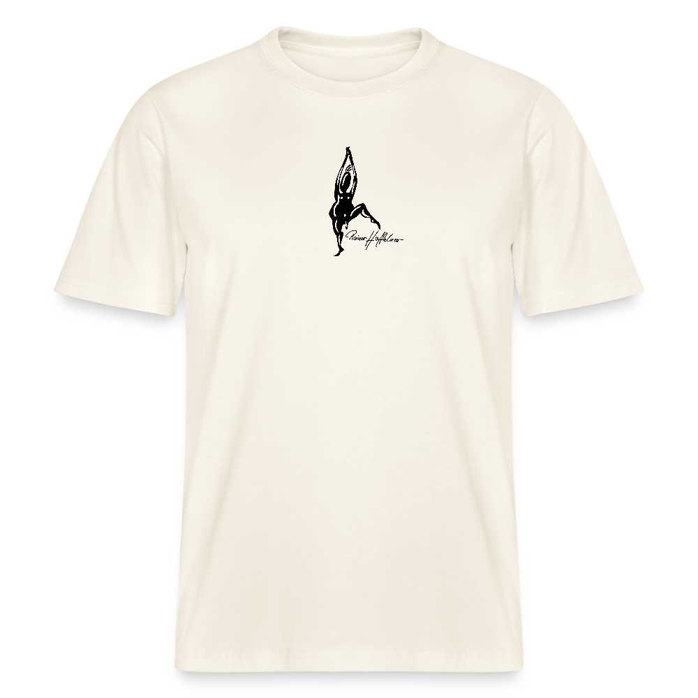 Unisex Bio-T-Shirt mit TUSCHEMÄNNCHEN PRINT - Naturweiß 