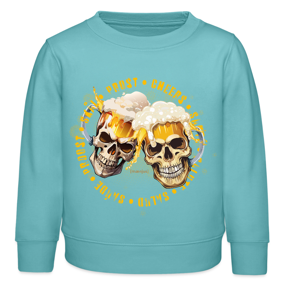 MNJS KIDS Mini Changer Bio Sweatshirt mit OKTOBERFEST EDITION BOYS PRINT - Pastelltürkis