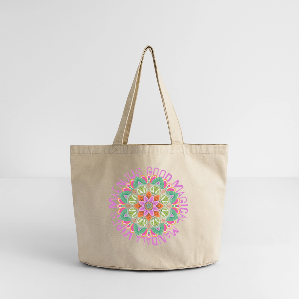 Vintage-Washed Shopper - Vintage Sand 