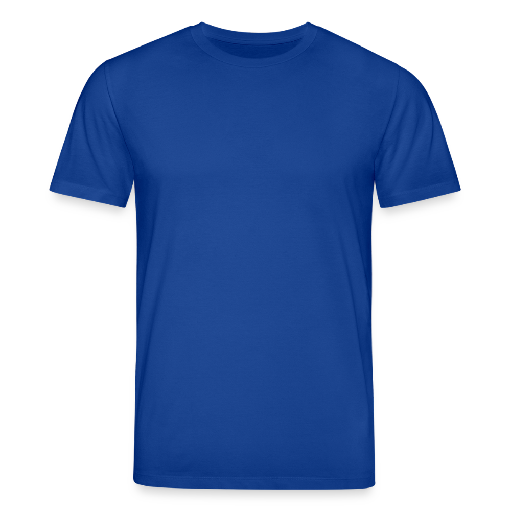 Unisex Bio-T-Shirt mit Flying Cow Print Rückseite - Dunkelblau