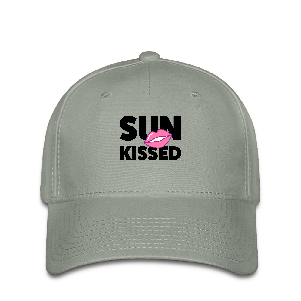 Flexfit Cap mit SUN KISSED PRINT - Grüngrau