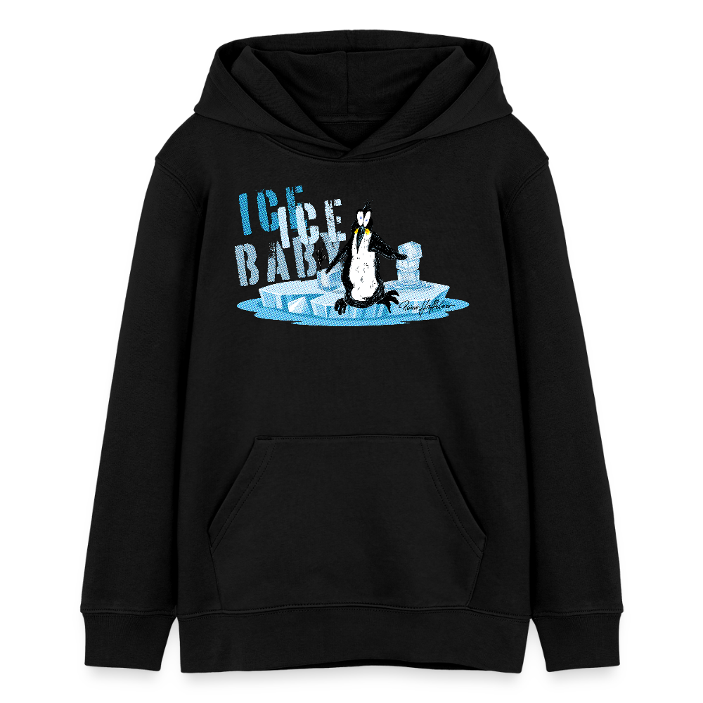 MNJS TEENS Bio-Hoodie mit ICE ICE BABY PRINT - Schwarz