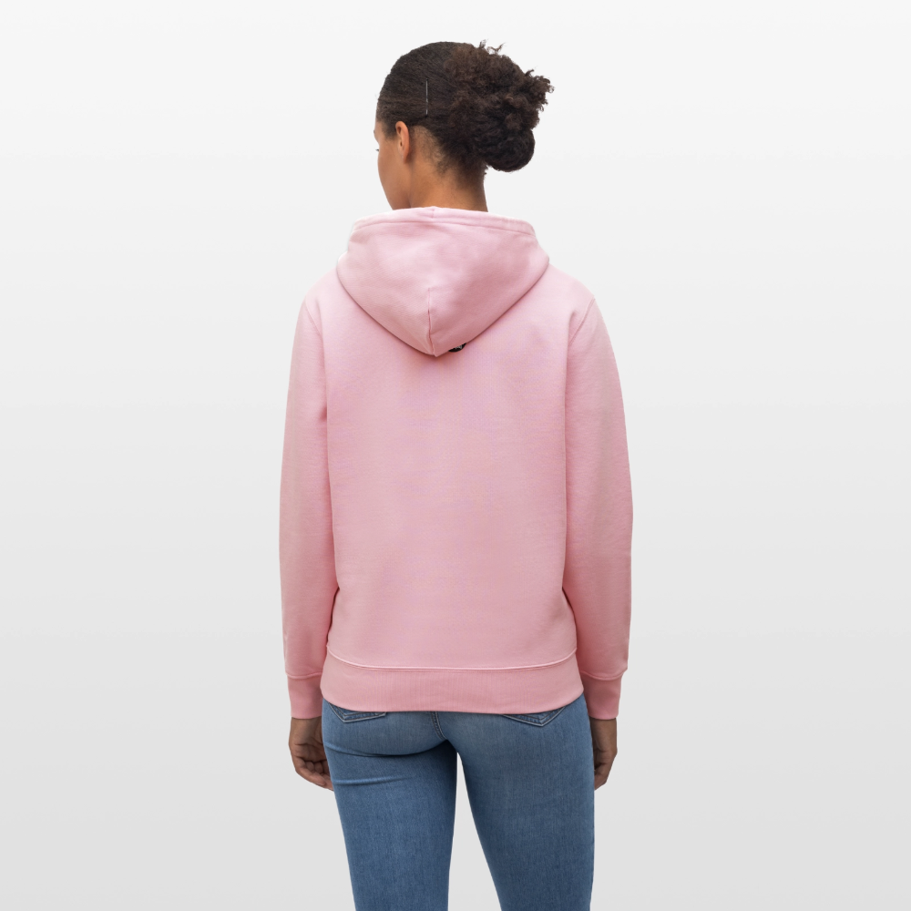 Unisex Bio-Hoodie mit OACHKATZL PRINT - Hellrosa