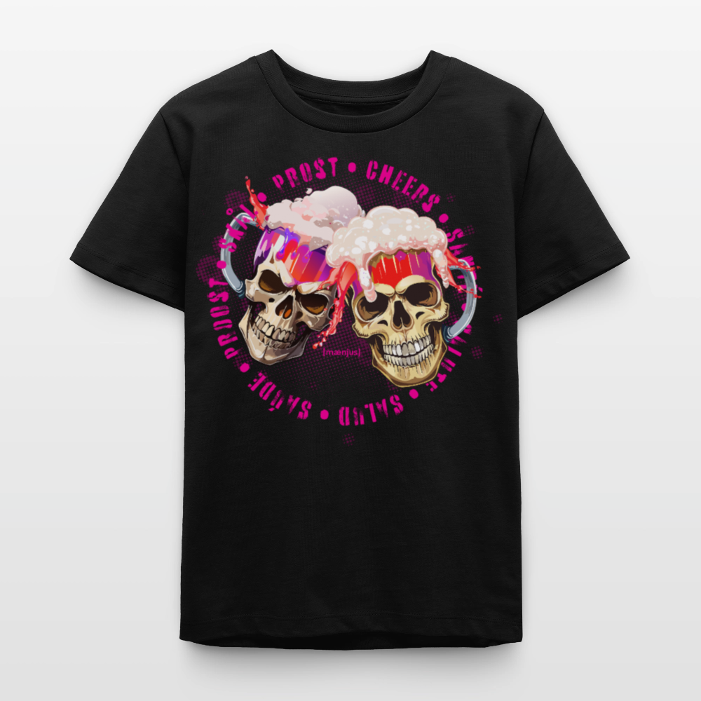 MNJS TEENS Bio T-Shirt mit OKTOBERFEST EDITION GIRLS PRINT - Schwarz