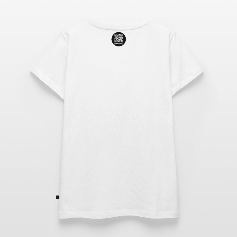 Frauen Premium T-Shirt mit OKTOBERFEST SKULL GIRL PRINT - Weiß