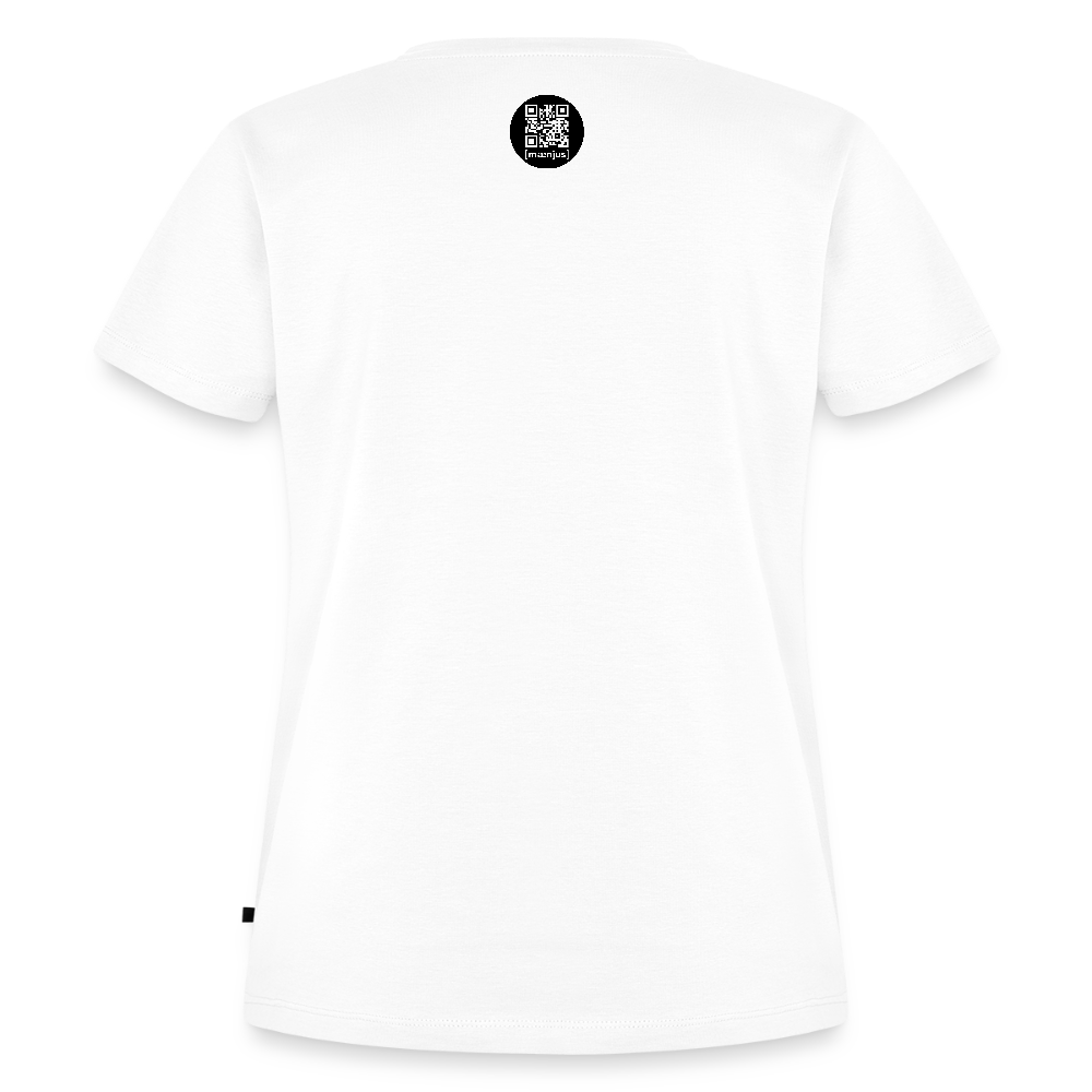 Frauen Premium T-Shirt mit OKTOBERFEST SKULL GIRL PRINT - Weiß