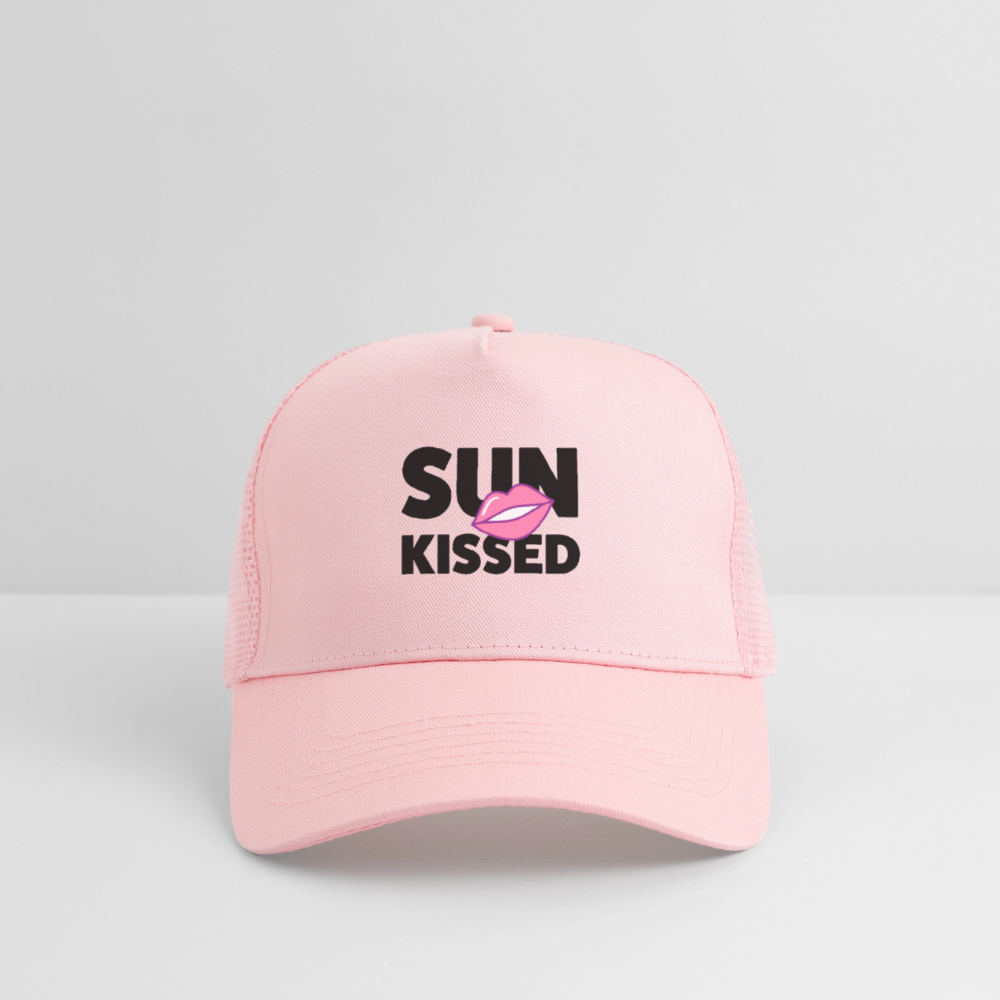 Trucker Cap mit SUN KISSED PRINT - Hellrosa