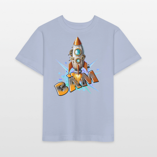 MNJS KIDS Bio T-Shirt mit BÄM PRINT - Lavendel-Violett