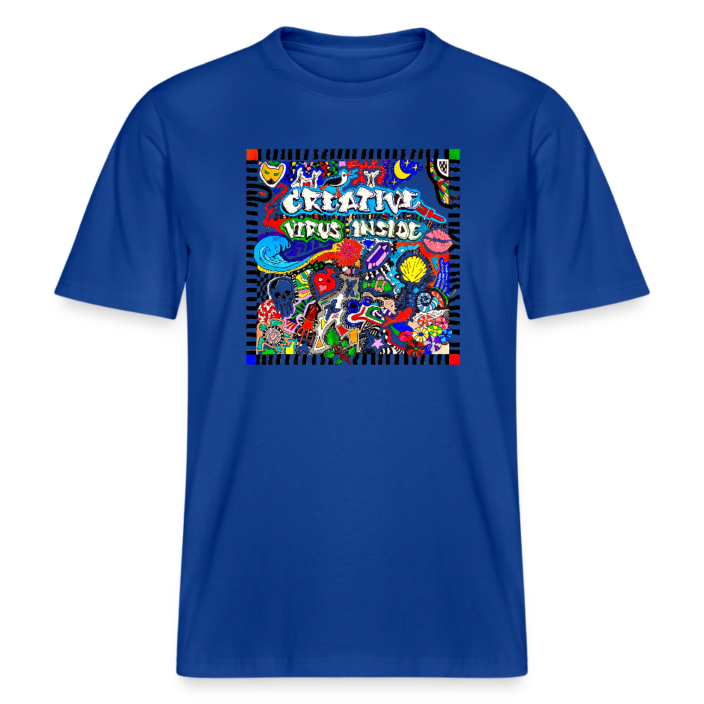 Unisex Bio-T-Shirt mit CREATIVE VIRUS INSIDE PRINT - Dunkelblau