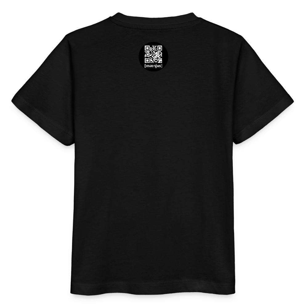 MNJS KIDS Bio T-Shirt mit RAKETE PRINT - Schwarz