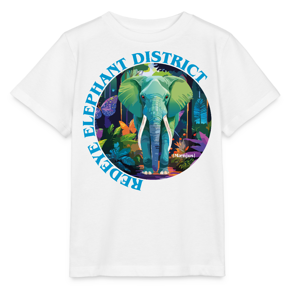 MNJS KIDS T-Shirt mit REDEYE ELEPHANT DISTRICT PRINT - Weiß