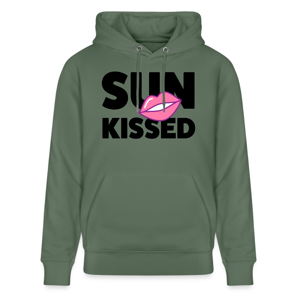 Unisex Hoodie mit SUN KISSED PRINT - Tanngrün