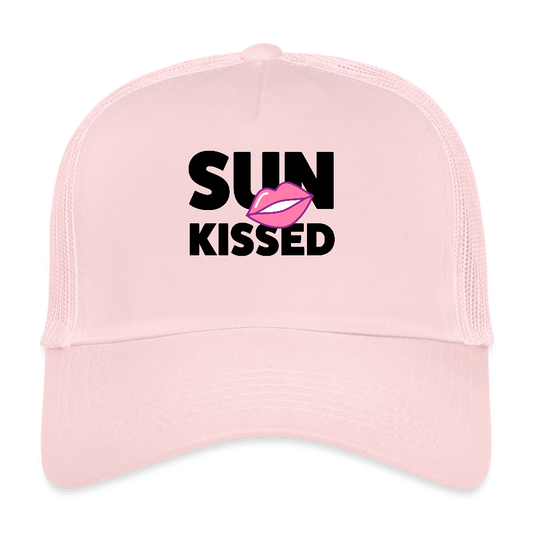 Trucker Cap mit SUN KISSED PRINT - Hellrosa