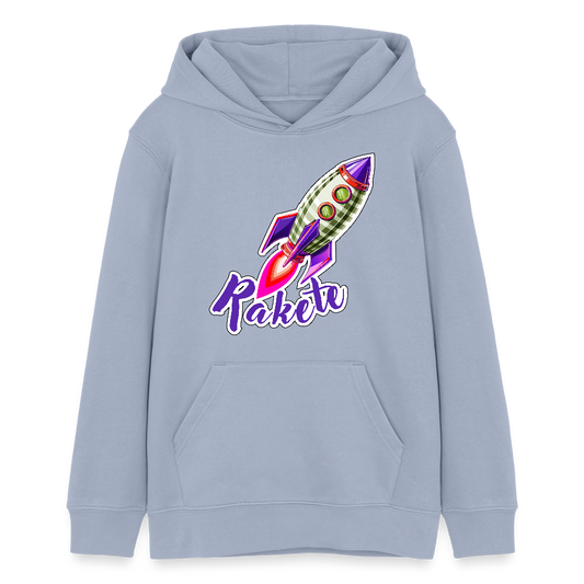 MNJS TEENS Bio-Hoodie mit RAKETE PRINT - Lavendel-Violett