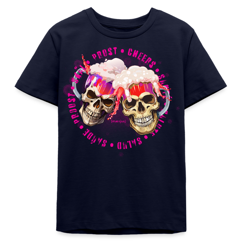 MNJS TEENS Bio T-Shirt mit OKTOBERFEST EDITION GIRLS PRINT - Navy