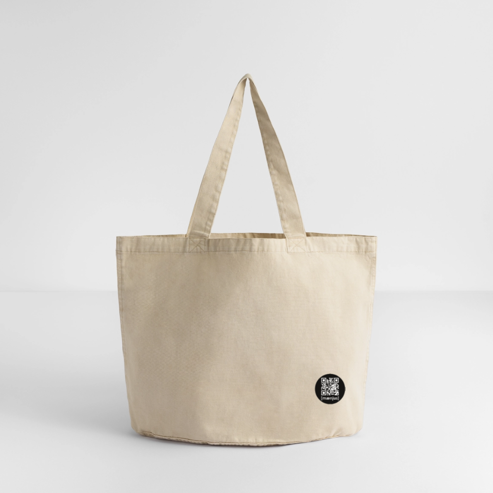 Vintage-Washed Shopper - Vintage Sand 