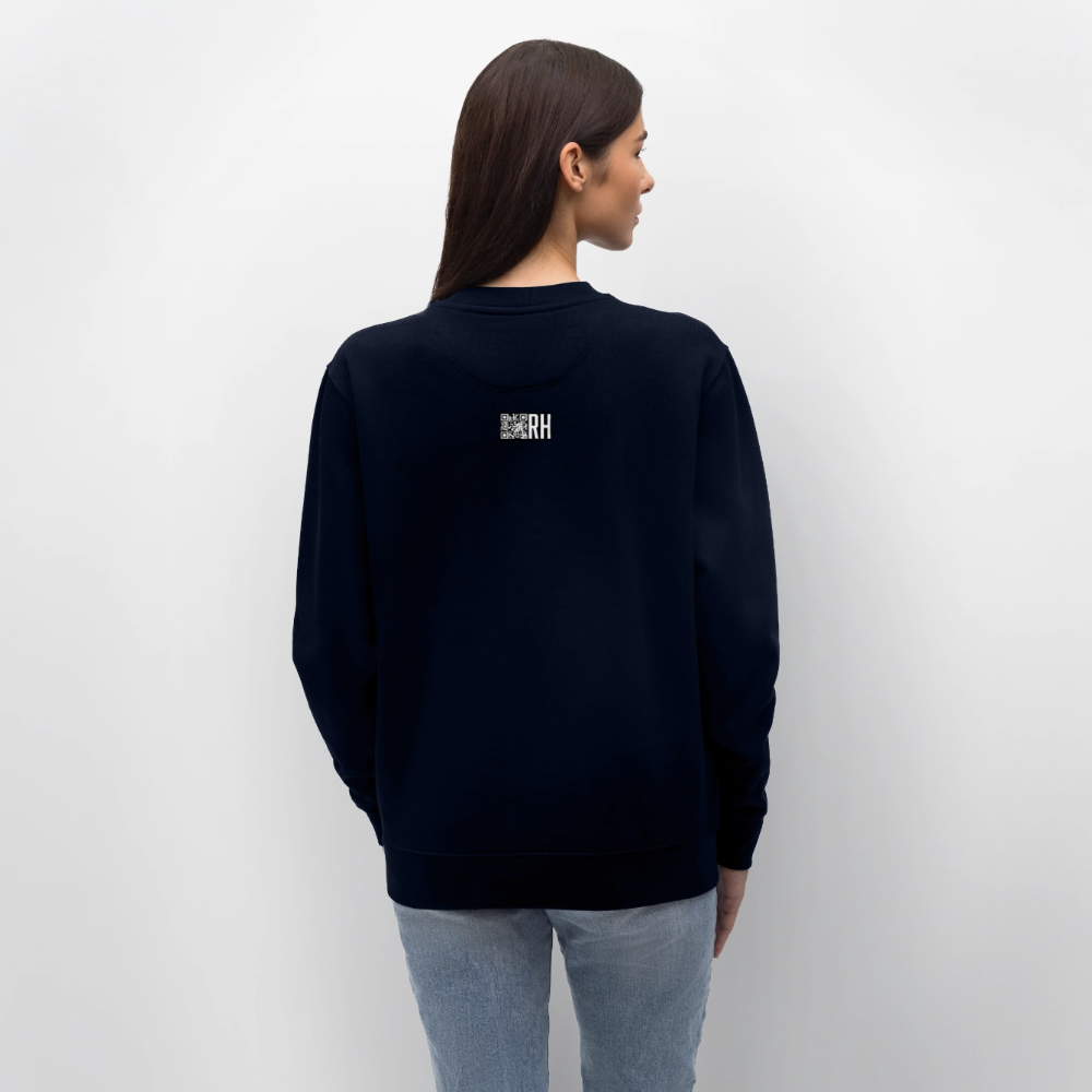Unisex Bio-Sweatshirt mit CREATIVE VIRUS INSIDE PRINT - Navy