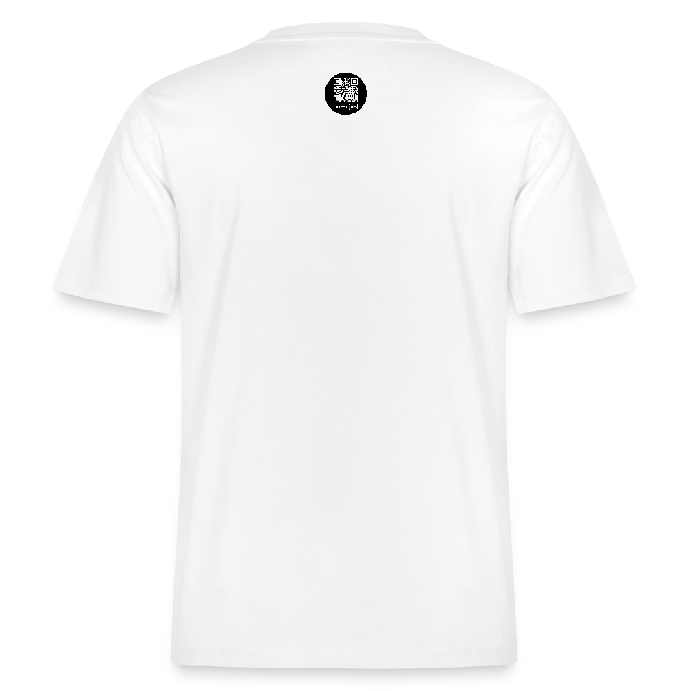 Unisex Bio-T-Shirt mit KEEP CALM PRINT - Weiß