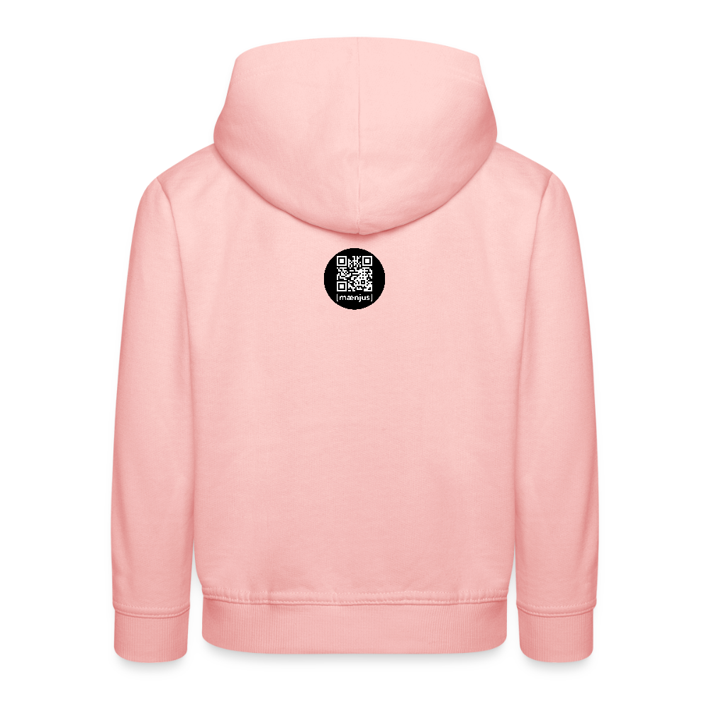 MNJS KIDS Premium Hoodie mit REDEYE ELEPHANT DISTRICT PRINT - Kristallrosa