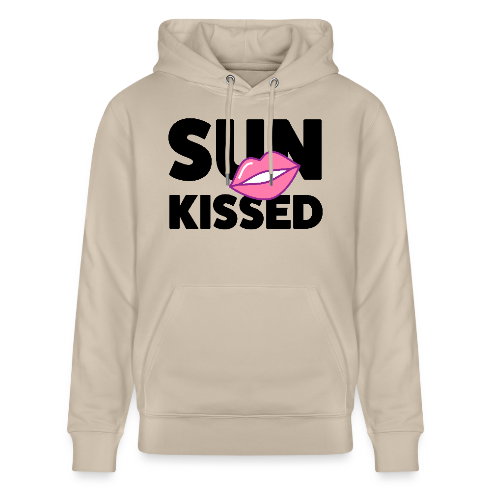 Unisex Hoodie mit SUN KISSED PRINT - Beige