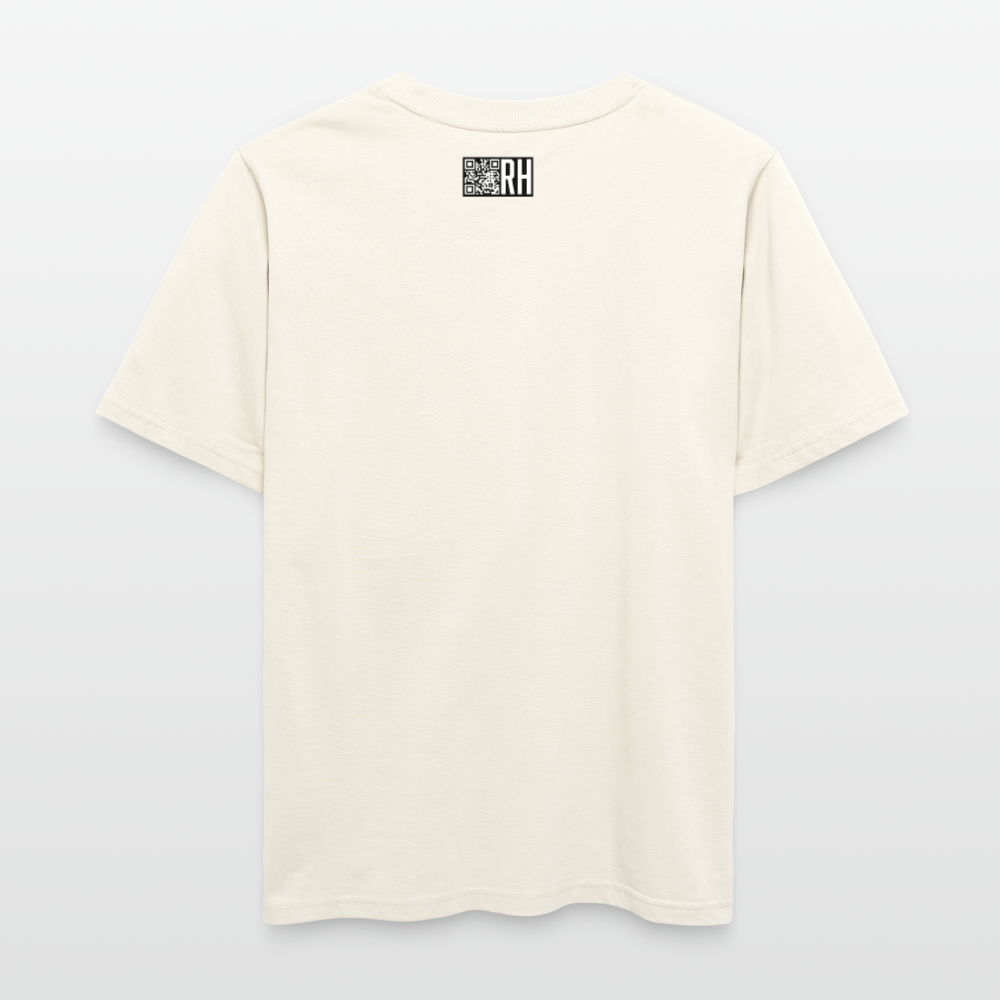 Unisex Bio-T-Shirt mit STREET ART PRINT - Naturweiß 