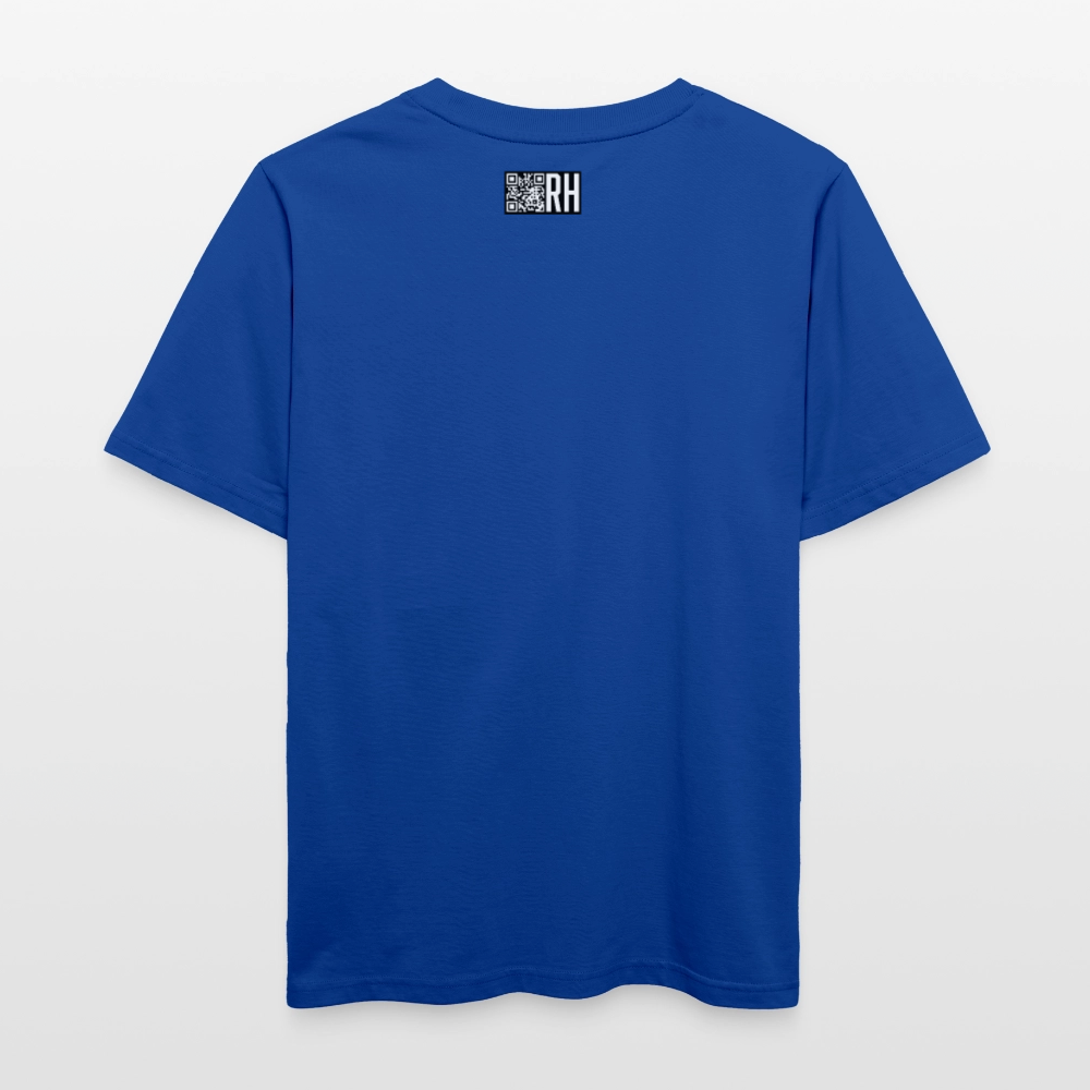 Unisex Bio-T-Shirt mit MAENJUS NETWORK FASHION PRINT - Dunkelblau