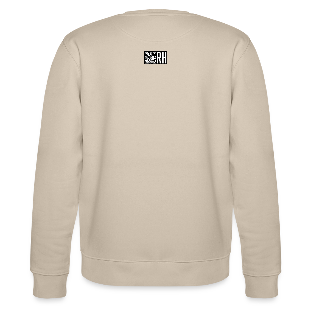 Unisex Bio-Sweatshirt mit ICE ICE BABY PRINT - Beige