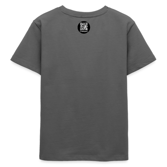 MNJS TEENS Bio T-Shirt mit PUNKS NOT DEAD PRINT - Anthrazit