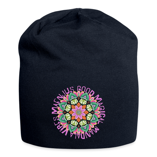 Jersey-Beanie Maenjus Mandala Vibes Motiv V - French Navy