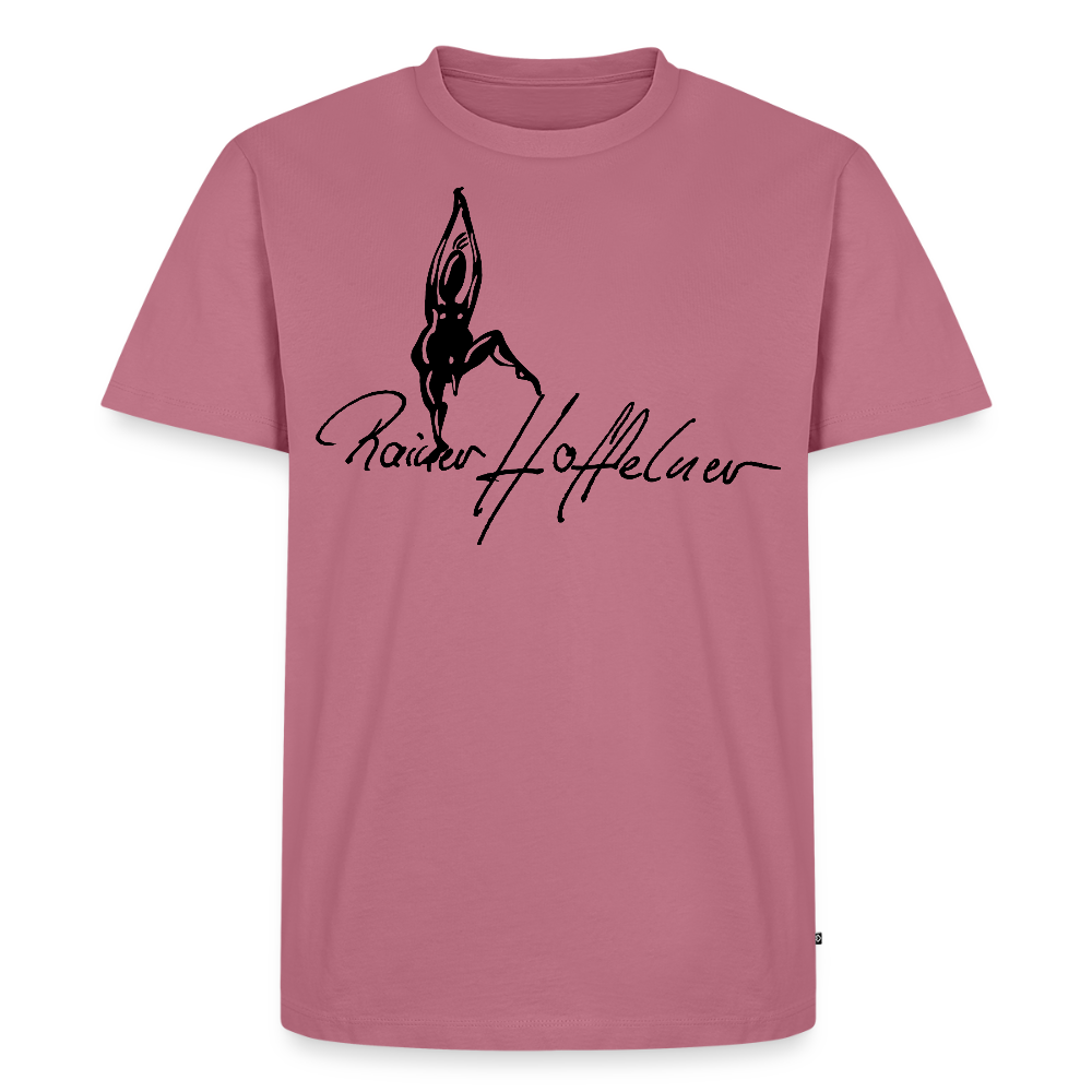 Männer Premium T-Shirt mit TUSCHEMÄNNCHEN PRINT - Mauve