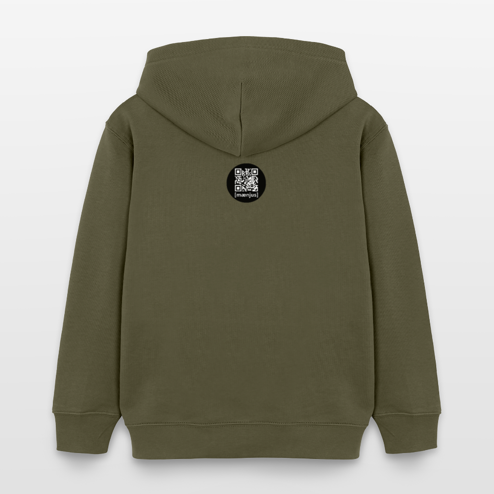 MNJS KIDS Bio-Hoodie mit WELCOME TO THE JUNGLE PRINT - Khaki