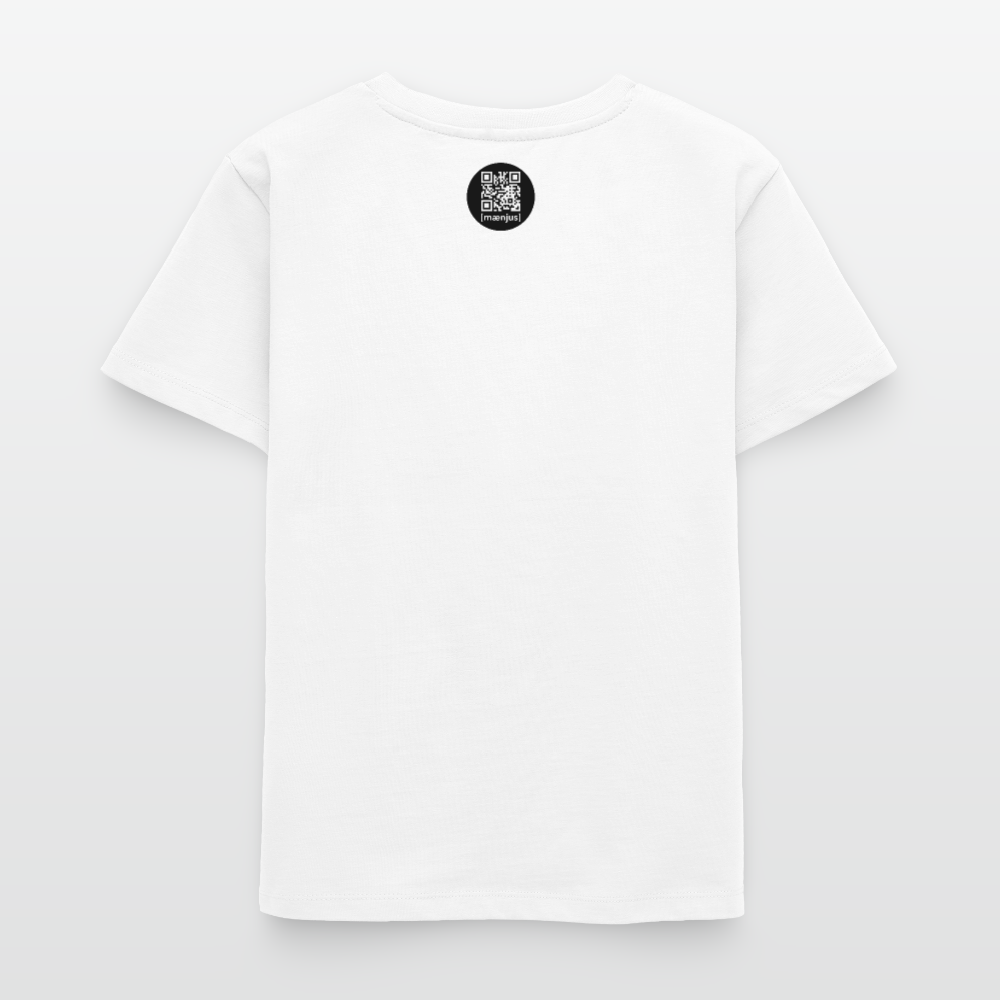 MNJS TEENS Bio T-Shirt mit SNOWCATFUCKTORY PRINT - Weiß