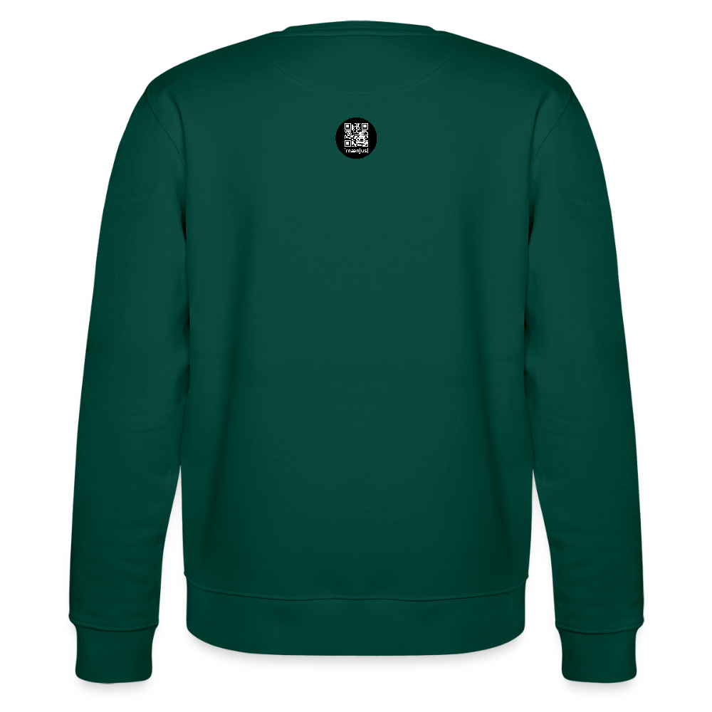 Unisex Bio-Sweatshirt mit SNOWSKULL FUCKTORY PRINT - Forest