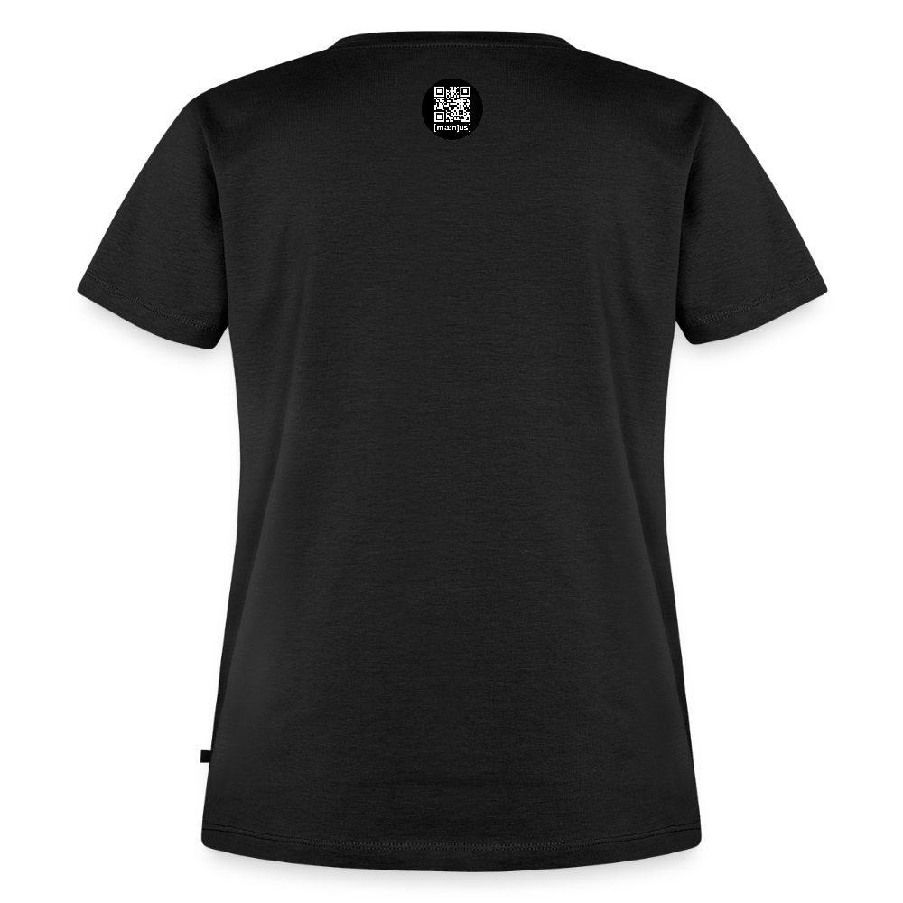 Frauen Premium T-Shirt mit OKTOBERFEST SKULL GIRL PRINT - Schwarz