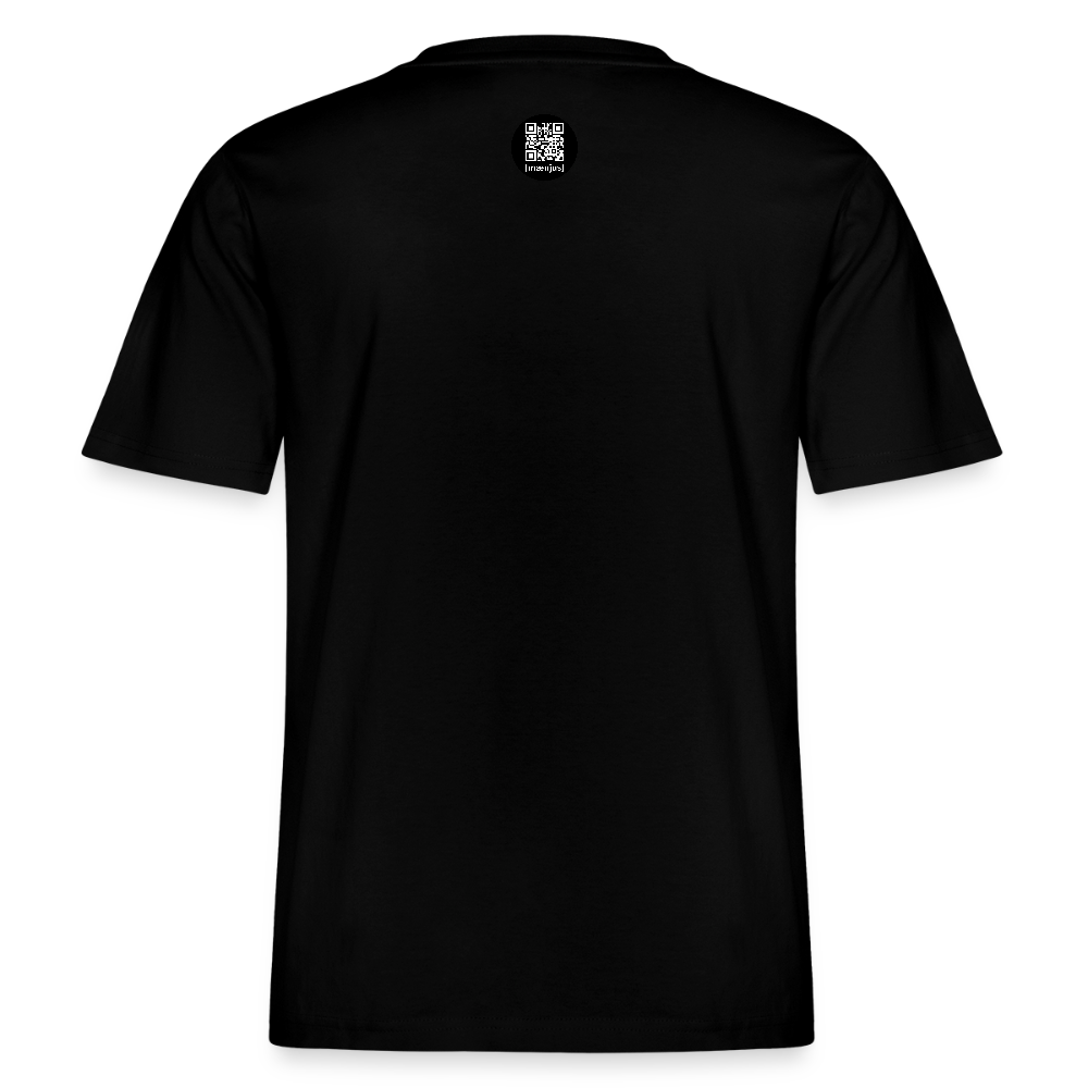 Unisex Bio-T-Shirt mit KEEP CALM PRINT - Schwarz